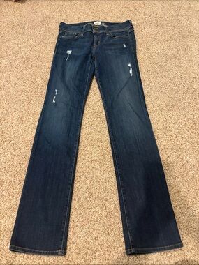 Hudson Jeans Dark Indigo Bootcut with Light Distressing
